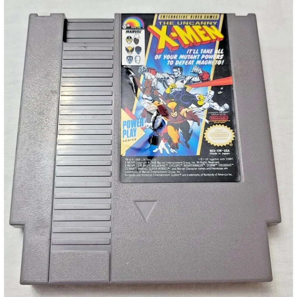 The Uncanny X-Men Nintendo Entertainment System Nes Game Only Tested
